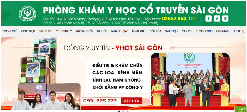 phòng khám đông y Sài Gòn