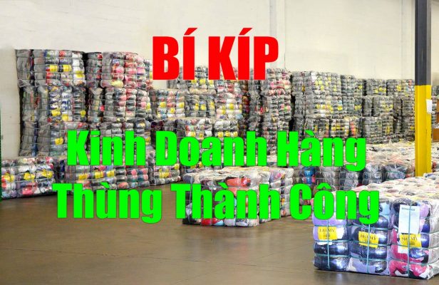 buôn bán quần áo hàng thùng