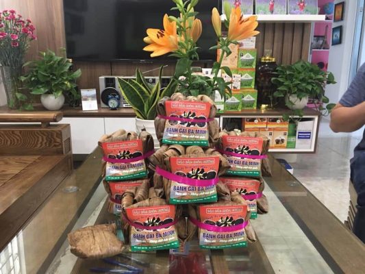 Cửa hàng bán bánh gai ở Hà Nội