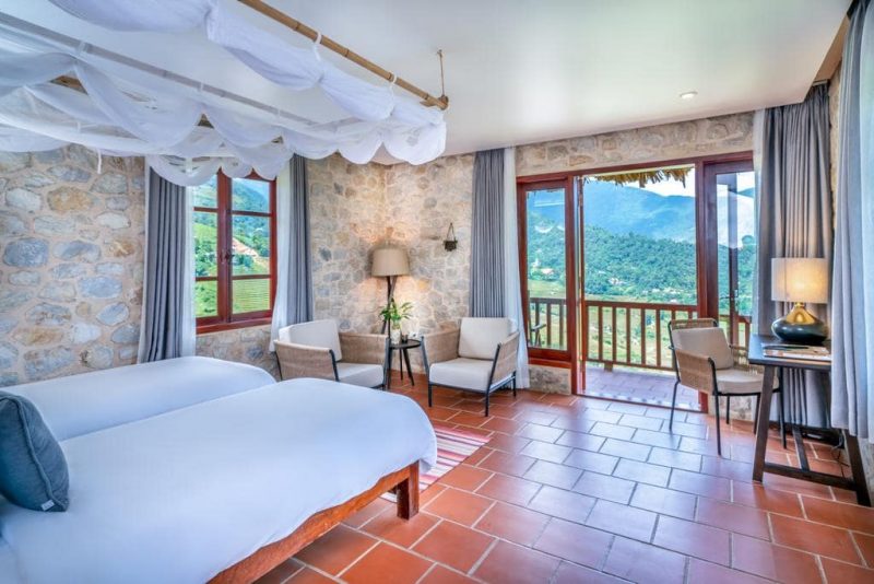 khách sạn sapa hướng núi