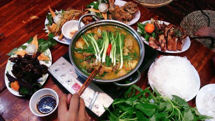 quán vịt om sấu ngon Hà Nội