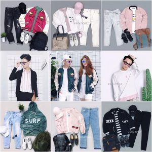 Ôm lô hàng quần áo nam nữ giá sỉ