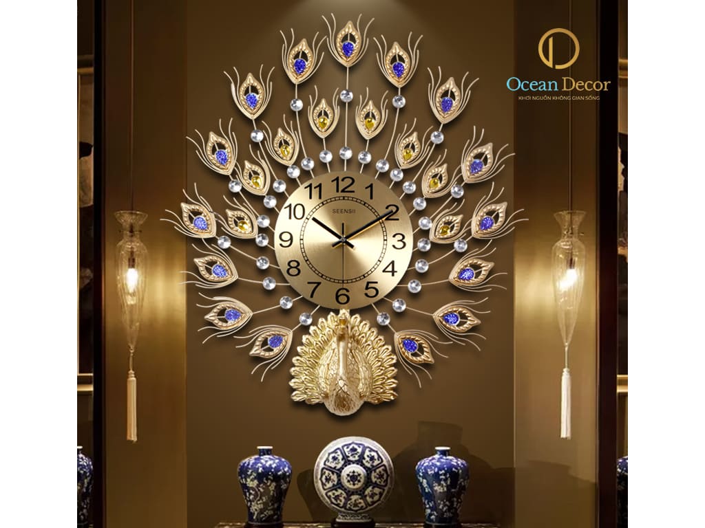 Các mẫu đồng hồ treo tường decor phong cách
