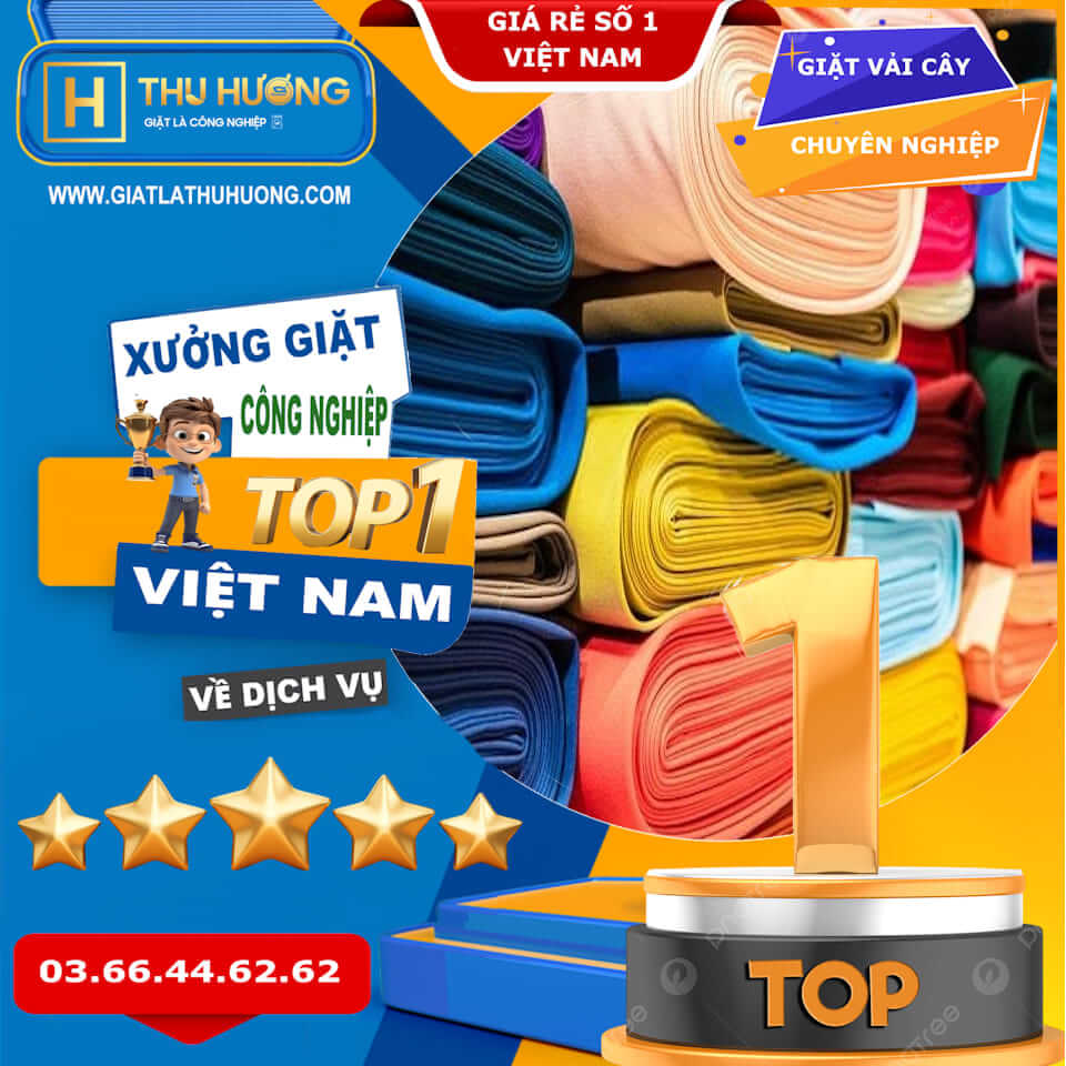 Dịch Vụ Giặt Vải Cây – Giải Pháp Hoàn Hảo Cho Chất Lượng Vải Sạch Đẹp